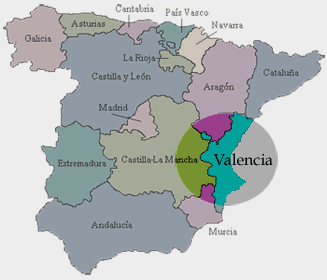 Map of Spain