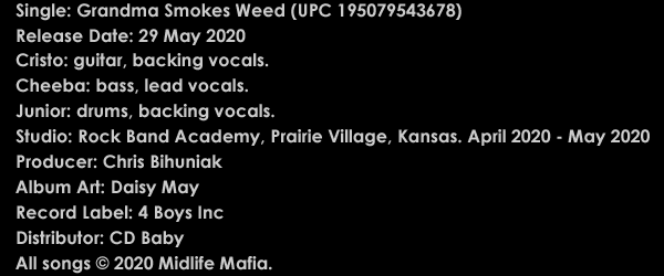 Grandma Smokes Weed single info