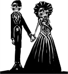 skeleton couple